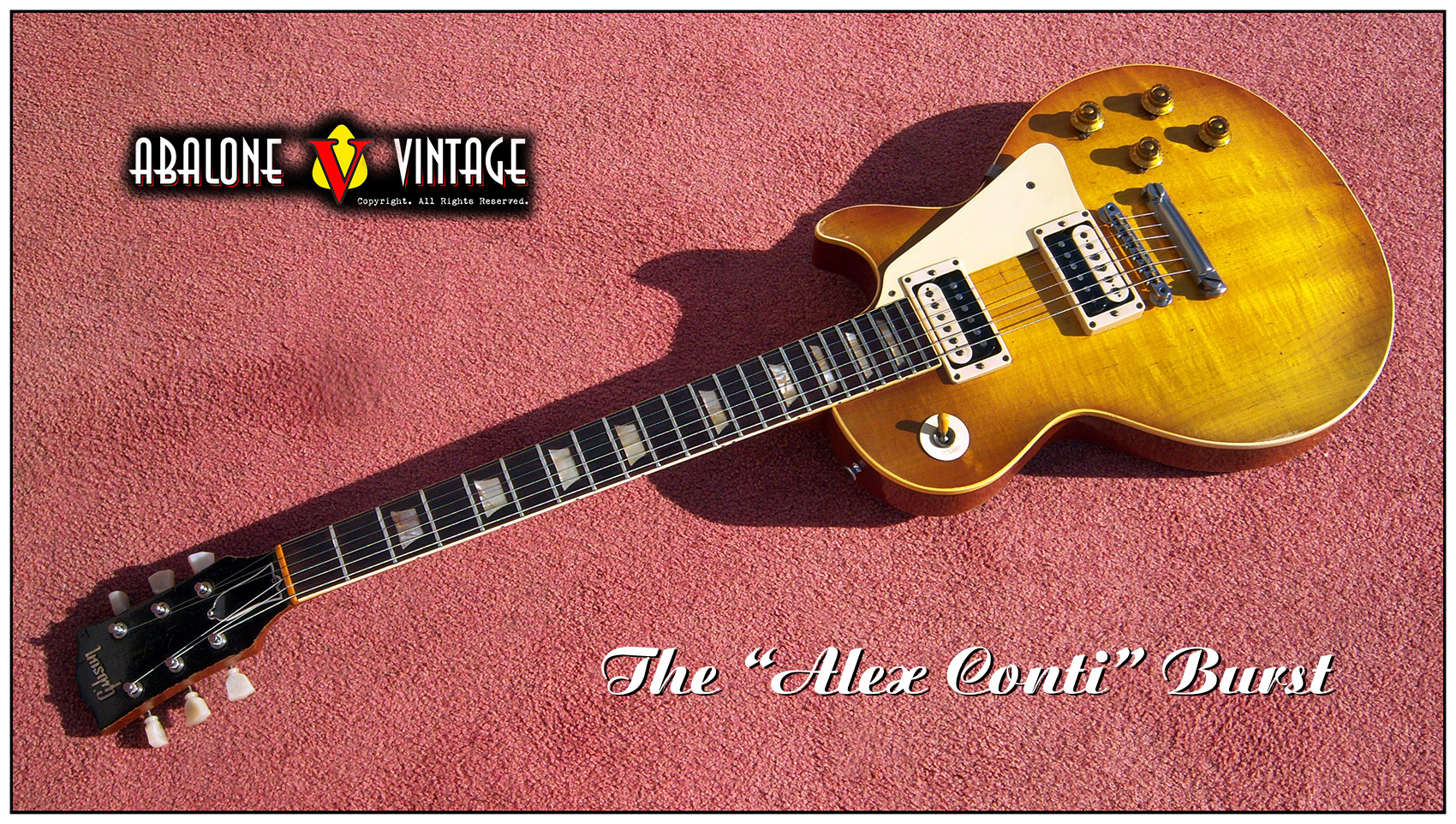 1958 Gibson Les Paul Standard Guitar. 8 5385 "Alex Conti" Burst.
