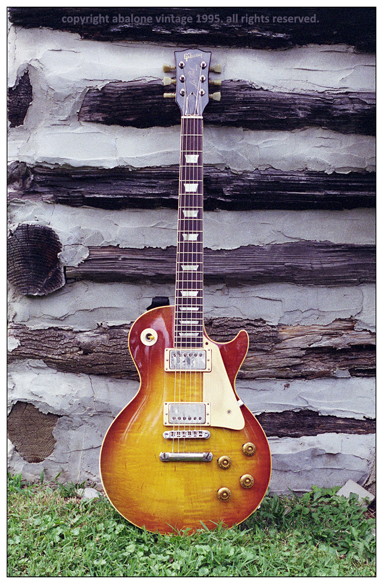 1958 Gibson Les Paul Standard guitar owned by Gary Moore of Thin Lizzy.