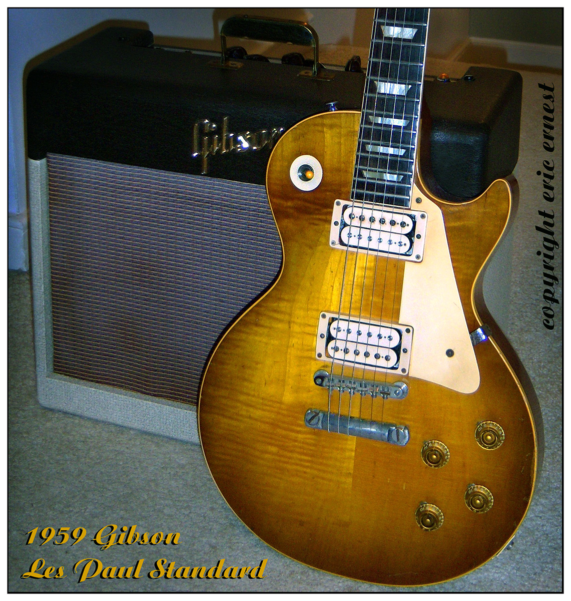 1959 Gibson Les Paul Standard Guitar 9 0919. "The Toilet Seat" Burst!