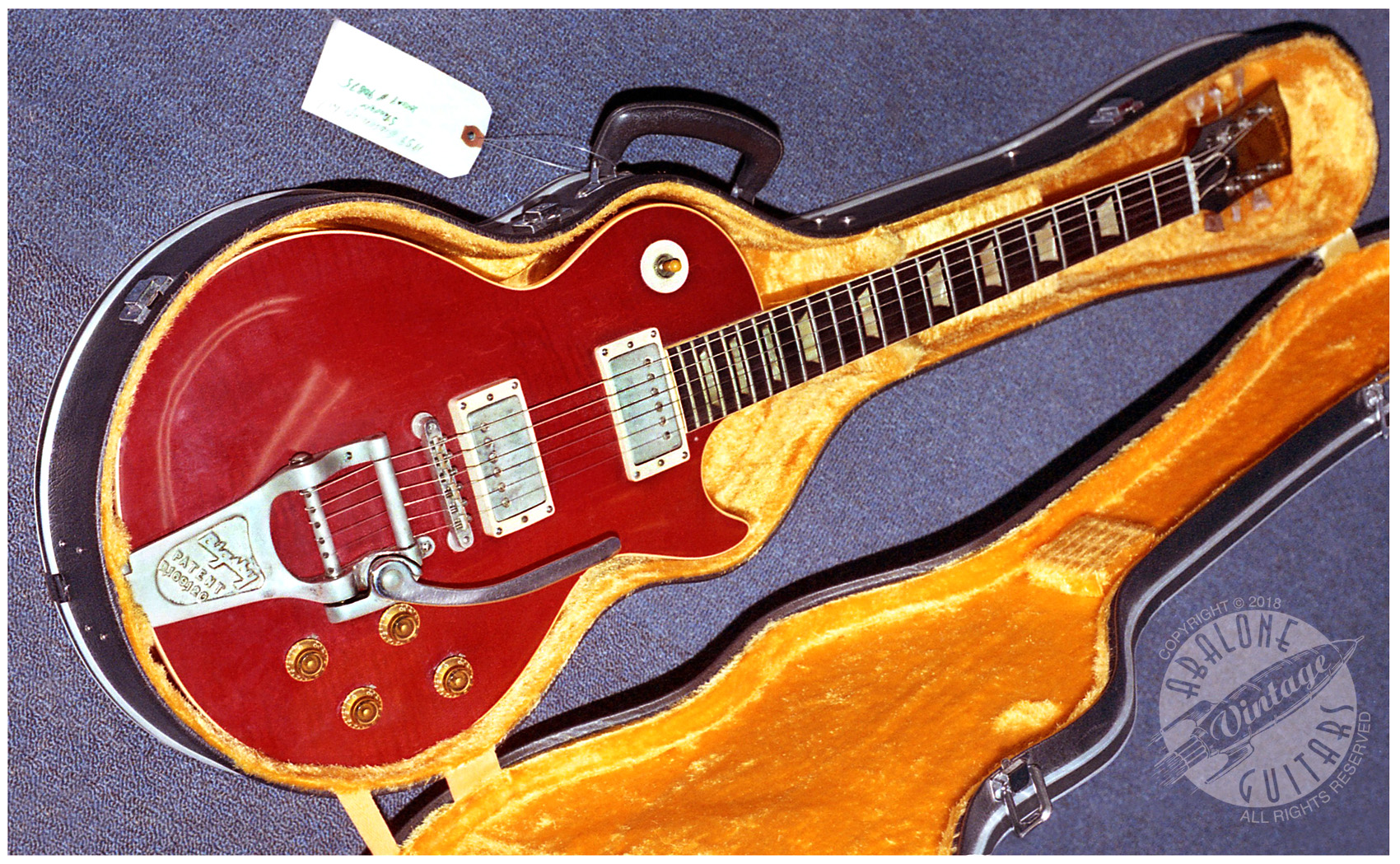 1959 Gibson Les Paul Standard Guitar in Cherry Red! 9 0875.