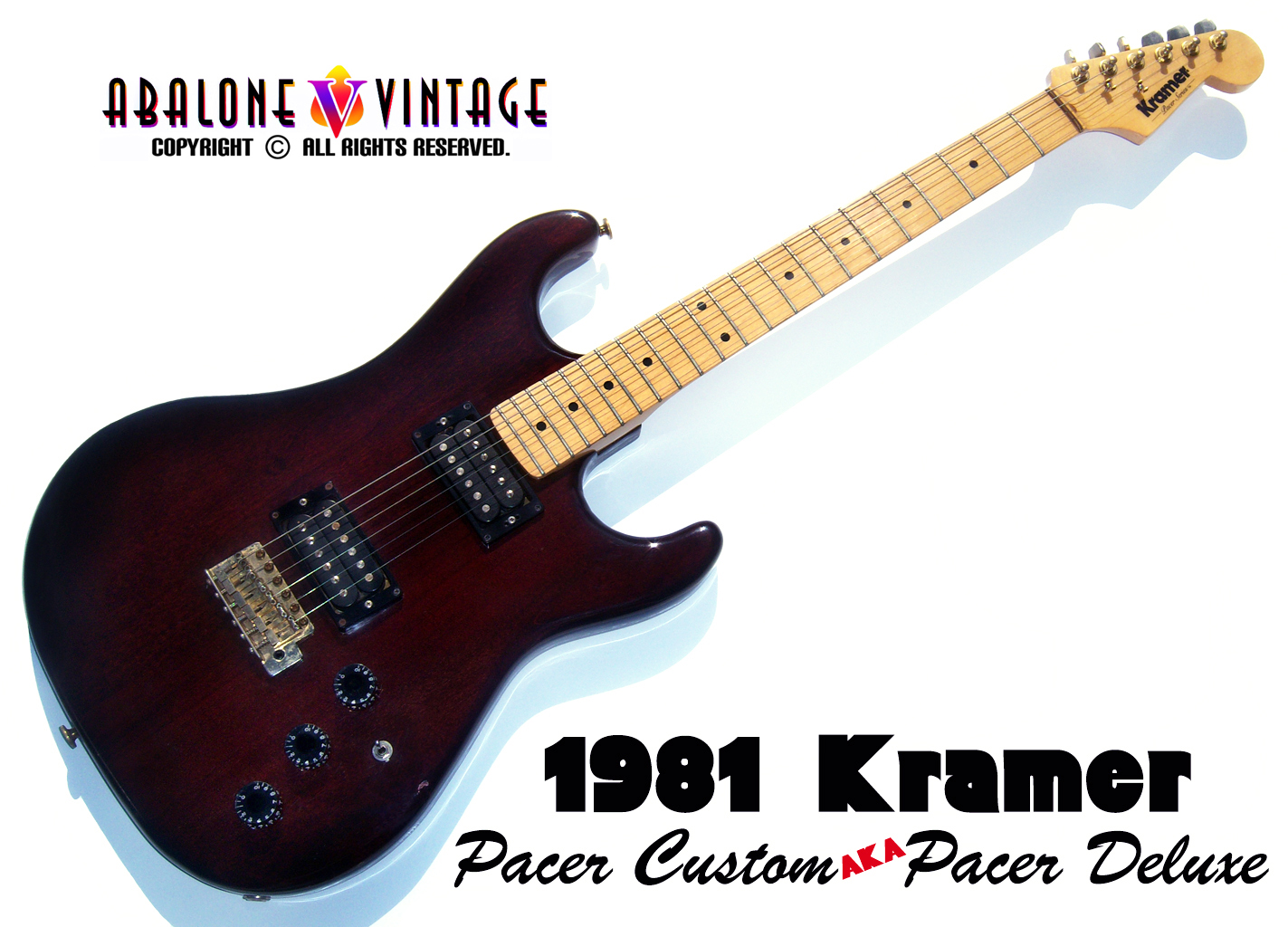 1981 Kramer Pacer Custom guitar