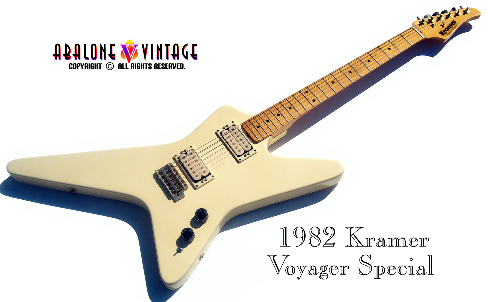 Vintage Kramer Voyager guitar 1982 evh